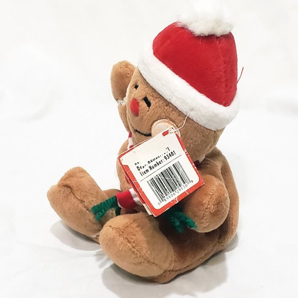 Christmas Gingerbread Man Sears Windsor Collection Plush Stuffed Animal 9" - Picture 7 of 10